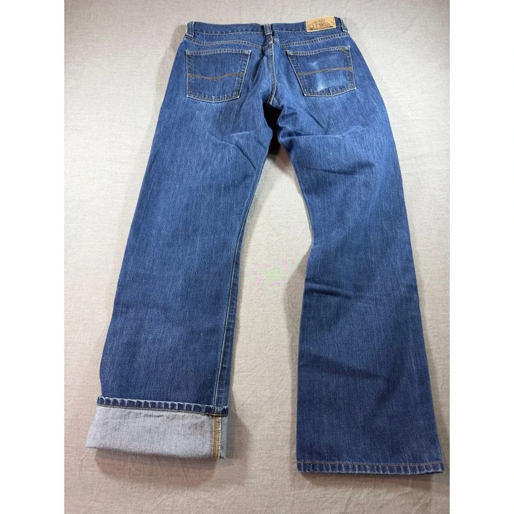 LL Bean Selvedge Denim Jeans Mens 32x32 Limited Edition No. 1176/1912 Button Fly
